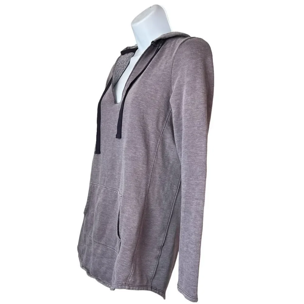 Victoria's‎ Secret Womens Hoodie Size XS Boho Grunge Oversized Lightweight Cozy